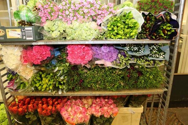 Buying flowers in the Netherlands